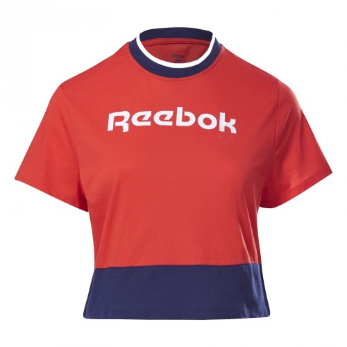 Reebok Te Linear Logo Crop Tee