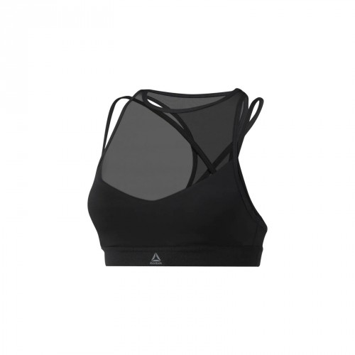 Reebok Studio Strappy Mesh Medium-Impact Bra