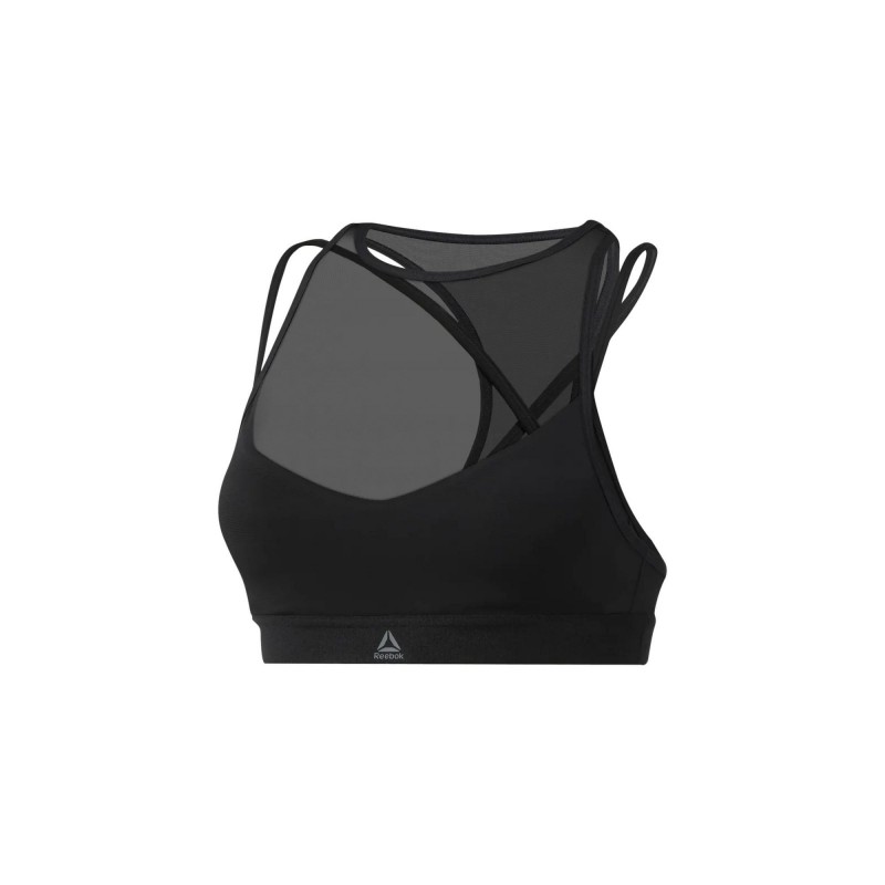 Reebok Studio Strappy Mesh Medium-Impact Bra